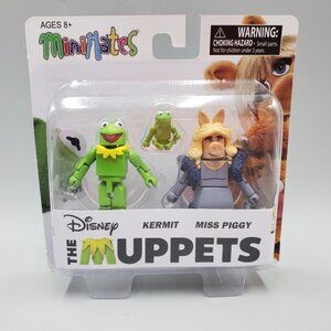 Kermit Miss Piggy Robin Frog Muppets Minimates Series 1 Diamond Select Mini Fig